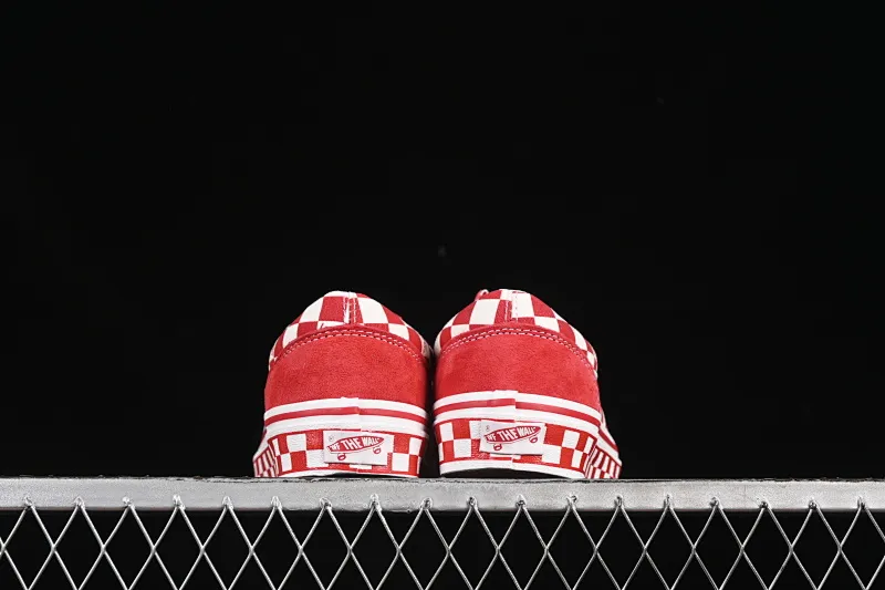 All categories Vans Vans series Vans Low Vans low top Vans Old Skool 36 LX-BMX official new style white and red checkerboard casual canvas shoes VN000D57ERM